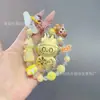 Oro Puro 999 Oro Nuevo Estilo Cadena de Cuentas Labubu Regalo para Amigos Cadena para Teléfono Móvil Llavero Colgante Colgante