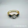 Pulseira Turquesa da Moda Luxo Moda Design Totalmente Diamantado Conserva a Cor Fabricante de Joias Transfronteiriça Europeia e Americana Venda Direta
