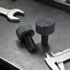 24mm-m10 tornillo de mano de cabeza redonda grano recto mango de goma tornillo de ajuste fabricantes