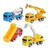 Simulación de Retracción Escena de Vehículo de Ingeniería Urbana Set de Excavadora Caja de Regalo Regalo para Niño Juguete Regalo Institucional Al Por Mayor