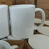 Caneca de Cerâmica com Padrões Criativos, Xícara de Café, Caneca Revestida Branca, Caneca Personalizada para Presente Empresarial