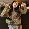 Conjunto de Moda para Niñas Meilaide 2026 Otoño Nuevo Conjunto de Dos Piezas de Camiseta y Pantalones con Falda a Cuadros para Niños Primavera y Otoño