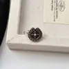 Anillo Vintage Desgastado de Cruz y Rueda de Barco para Mujer, Diseño de Nicho, Estilo Nuevo, Sensación de Alta Gama, Anillo Abierto Ajustable Versátil para Mujer