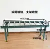 Soporte de marco para transportador de rodillos no motorizado, estante de recepción y alimentación para carpintería, soporte para sierra ingletadora, sierra eléctrica, cepilladora, rodillo tensor