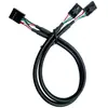 Cable de Datos USB a Placa Base de 9 Pines a 9 Pines Dupont 2.54 Cable Divisor de Pines USB para Placa Base Cable Divisor Dupont