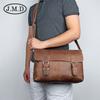 Jiameda europeu e americano retro couro genuíno homens Crossbody Bag Cowhide grande capacidade saco de ombro Messenger Bag Fábrica de origem