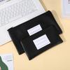 Amazon AliExpress con ventana para tarjeta, billetera de cuero PU, bolsa de almacenamiento, bolsa para efectivo y papelería, depósito de cuero