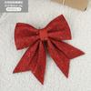 Transfronterizo Nuevo Navidad Rojo Blanco Oro Rosa Lentejuelas Perla Algodón Lazo Decoración Árbol de Navidad