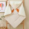 Colcha de crepé de algodón puro con orejas largas 90x 90 cm cuatro estaciones sin bolsa de muselina para sala de partos bebé recién nacido