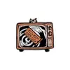 Serie de películas de terror de Halloween europeas y americanas pin máscara de terror personaje broche insignia de solapa combinación multiestilo