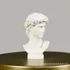 Mini ornamentos esboço de estudante de arte resina imitação gesso artesanato decoração de joias de mesa tridimensional trompete decoração atacado