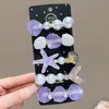 Hermosos Pinzas para el Cabello Pequeñas para Niñas, Accesorios para la Cabeza de Sirena, Pinzas Laterales Nuevas Estilo Princesa de Alta Gama, Accesorios para el Cabello Súper Lindos y Hermosos para Niñas