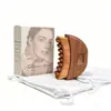 Pincel de Contorno Facial Linfático Transfronteiriço Pincel de Massagem para Cuidado dos Olhos e Pescoço Pincel de Contorno Linfático Facial