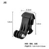 Adaptador de raqueta vertical central gopro pequeño ant tornillo largo de un cuarto clip para teléfono móvil accesorios para cámara deportiva
