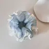 Xuxinha de renda para um coque estilo coreano, super grande, elegante e de alta qualidade, novo acessório de cabelo 2026