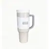 Nueva Taza Termo de Aspecto Elegante para Hombres y Mujeres, Acero Inoxidable 304 para Exteriores con Popote y Asa, Taza para Coche de 40 oz que Mantiene el Frío