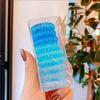 Estilo coreano criativo simples gradiente transparente cor de doce alta elasticidade linha telefônica faixa de cabelo feminina amarrador de cabelo em caixa corda acessório de cabeça