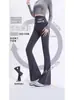 Pantalones acampanados de maternidad de cintura alta, soporte para el vientre, elásticos, adelgazantes, realzan los glúteos, pantalones acampanados de talla grande, leggings de piel de tiburón para madres embarazadas