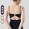 Top de Yoga com Bojo para Mulheres, Sutiã de Cor Contrastante à Prova de Impacto, Top de Treino para Pilates, Lingerie Fitness, Roupa de Yoga