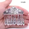 Joyería de Plata Imitación Miao Joyería de Aluminio Accesorios Ligeros de Burbuja con Forma de Durazno Decoración de Ropa de Minorías Étnicas Accesorios DIY de Estilo Étnico