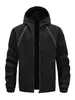 Chaqueta para Hombre 2026 Nueva Primavera Moderna Holgada Ropa de Trabajo Chaqueta Corta Top Casual con Capucha para Hombre