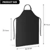 Amazon Pu Extendido Impermeable Delantal de Cuello Personalizado con Logo Fabricante Mayorista Fresco Empleado de Supermercado Delantal Anti-Manchas