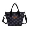 Bolso tote de gran capacidad para mujer, nuevo y elegante bolso tote 2026, bolso de hombro versátil de lunares, bolso cruzado y bolso de mano