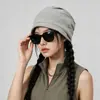 Gorro de Inverno, Chapéu Quente para Homens e Mulheres, Gorro de Tricô Soltinho com Forro de Fleece, Chapéu para Ciclismo de Outono e Inverno, Circunferência Craniana Grande, Faz o Rosto Parecer Menor