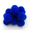 Al por mayor personalizado bola de pelo de alta elasticidad accesorios hechos a mano para bricolaje color poliéster zapatos y sombreros tamaño bola de pelo de color mixto bola de felpa
