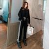 Nuevo traje deportivo para mujer primavera/otoño/invierno Sudeste Asiático transfronterizo nuevo suéter arcoíris holgado pantalones harén conjunto de dos piezas