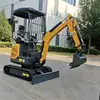 Exportación de miniexcavadoras a México: excavadoras pequeñas para paisajismo y cavar hoyos, excavadoras hidráulicas de orugas