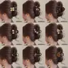Adecuado para Cabello Fino, Tamaño Mediano, Sensación de Alta Gama, Nuevo Estilo 2026 Pinza para el Cabello para Mujer, Peinado Recogido en la Parte Trasera de la Cabeza, Pinza de Tiburón