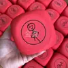Fornecer dados coloridos de EVA de 5 cm, brinquedo de escrita para grafite infantil, peneira, cubo de EVA com cantos arredondados quadrados