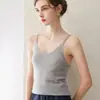 Kang Sai Ni Estilo Simples Gola V 100% Caxemira Pura Malha Camisola Top Moda Feminina Versátil Camada Interna Camada Externa Camada Base Camisa