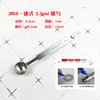 Cuchara Medidora de Acero Inoxidable con Báscula, Cuchara para Leche en Polvo, Cuchara para Sal de 2G/5G, Cuchara Medidora, Cuchara para Condimentos, Cuchara de Gramo, Cuchara Cuantitativa para Fruta en Polvo