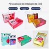Caixa de presente de frutas personalizada romã maçã embalagem caixa de presente personalizada caixa de gaveta caixa de papelão ondulado caixa de cor