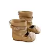 Botas de couro estilo cowboy para meninas 2026 primavera/outono botas de salto plataforma estilo coreano botas de balé bico redondo fivela de cinto botas da moda cool