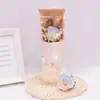 Presente de Dia das Mães para Namorada Professora Buquê de Flores Secas Gipsofila Ornamento de Flor de Sabão Rosa Conservada Lembrança