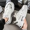 Zapatillas Blancas para Hombre Invierno Transpirables 2026 Nuevo Modelo Malla para Hombre que Aumentan la Altura Suela Gruesa Deportivas Casuales para Correr Zapatos de Papá Zapatos de Moda