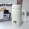 Taza de Agua de Acero Inoxidable Taza de Viaje para Mujer Gran Capacidad Portátil Botella Térmica Alto Valor con Asa Taza Térmica Taza de Café