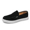 Nuevos zapatos de plataforma con flecos talla grande transfronterizos para hombre Moda europea y americana de pasarela Zapatos de cuero slip-on Personalidad del hombre Casual de negocios Zapatos de plataforma