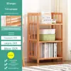 Estante de Livros Prateleira de Armazenamento Multicamadas de Chão para Casa Sala de Estar Estante para Estudantes Escritório Simples Montada na Parede Armazenamento Dormitório