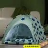 Caseta para Gatos Nueva Transfronteriza de Verano Semi-Cerrada para Mascotas Encaje Plegable Tienda de Campaña para Mascotas al Aire Libre Caseta Venta al por Mayor