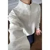 Jaqueta Moletom de Meio Zíper para Interior Estilo Hong Kong Outono 2026 M-5X HW26673-TeP40