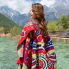 Outono e Inverno Roupa de Viagem Externa Cachecol Quente de Imitação de Caxemira Capa Externa Confortável e Respirável Cachecol Capa de Viagem Jaqueta