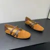 Sapatos Mary Jane Retro com Tiras Cruzadas Femininos 2026 Verão Novo Fivela Plana Bico Redondo Confortáveis Versáteis Casuais Slip-Ons