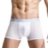 Ropa interior para hombre, transpirable, juvenil, fina, calzoncillos para hombre, de malla, boxers para hombre, deportivos, de seda de hielo, huecos, de verano, shorts de cuatro esquinas