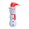 Nuevo producto transfronterizo: Muñeco de Nieve inflable de PVC, adorno de decoración navideña, muñeco de Nieve inflable de PVC