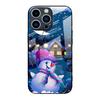Adecuado para Iphone17Pro Invierno 13 Navidad 16Promax Nieve Manzana 14 Vidrio Templado 12 Funda para Teléfono Móvil