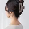 Grampo de Cabelo Feminino de Verão Preto com Franja Embalagem Individual Geométrico Simples Flor de Clipe de Um Caractere Liso Elegante